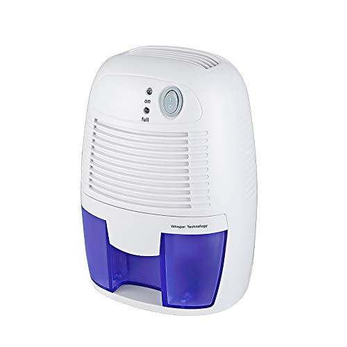 Electric Home Mini Air Dehumidifier, 1200 Cubic Feet (150 sq ft), Compact and Portable for Damp Air, Mold, Moisture in Home, Kitchen, Bedroom, Basement, Caravan, Office, Garage