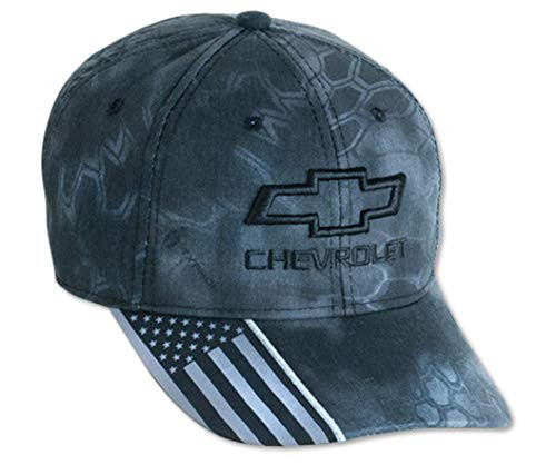 Chevrolet 3D Bowtie American Flag Camo Hat