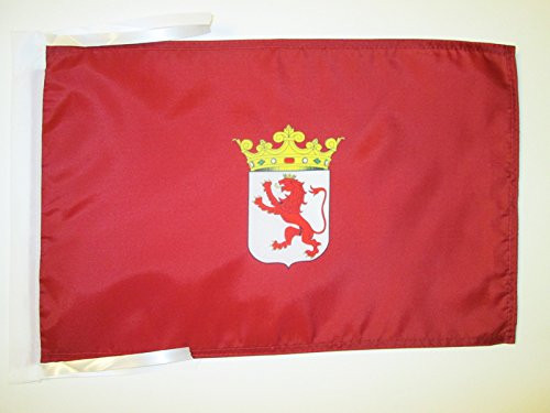 AZ FLAG Province of León Flag 18'' x 12'' Cords - León Small Flags 30 x 45cm - Banner 18x12 in