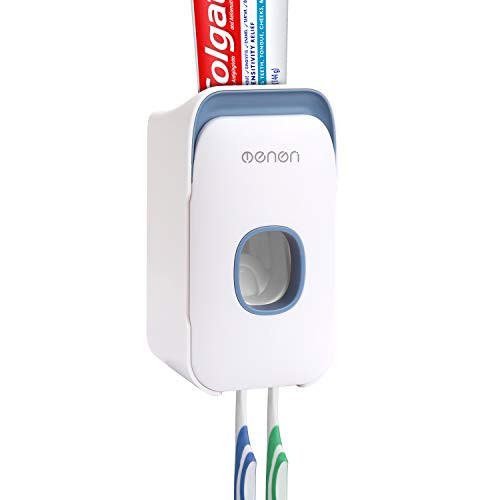 izBuy Automatic Toothpaste Dispenser & Toothbrush Holder, Toothpaste Squeezer Wall Mounted for Family Washroom Bathroom izBuy Automatic Toothpaste Dispenser & Toothbrush Holder, Toothpaste Squeezer Wall Mounted for Family Washroom Bathroom