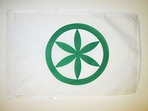 AZ FLAG Padania Separatist Flag 18'' x 12'' Cords - Padania Small Flags 30 x 45cm - Banner 18x12 in