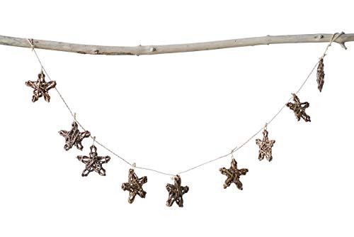 Creative Co-Op 70 Inch Vine Star & Reindeer Garland