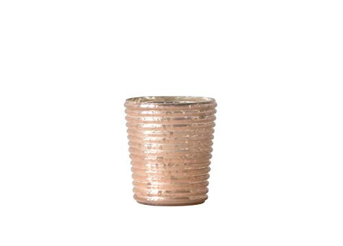 Creative Co-op Glass Candle Tealight and Votive Holders, Pink