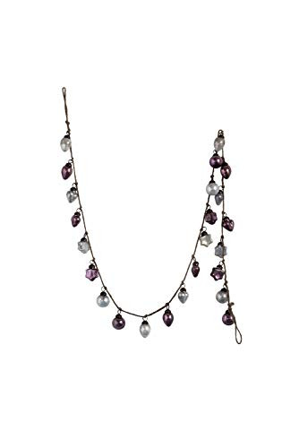 Creative Co-op Silver Bead Glass Garlands