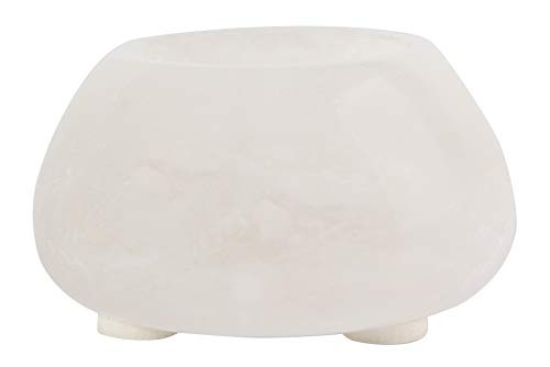 Creative Co-op Small Alabaster Candle Tealight and Votive Holders, White