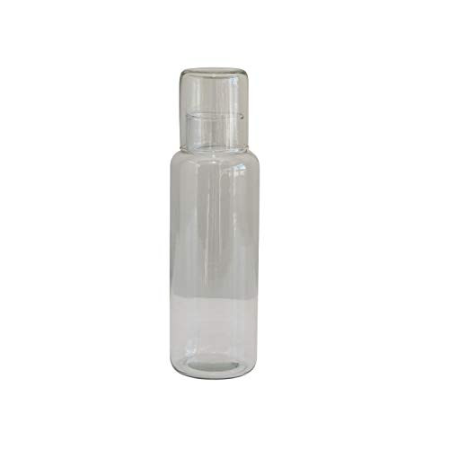 Creative Co-op Recycled Glass (Set of 2) Decanter, Clear