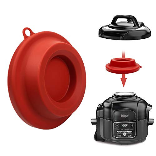 Silicone Lid Stand, Silicone Pressure Cooker Lid Holder Accessories For Ninja Foodi Pressure Cooker and Air Fryer 5 Qt, 6.5 Qt and 8 Quart (Red) Silicone Lid Stand, Silicone Pressure Cooker Lid Holder Accessories For Ninja Foodi Pressure Cooker and Air Fryer 5 Qt, 6.5 Qt and 8 Quart (Red)