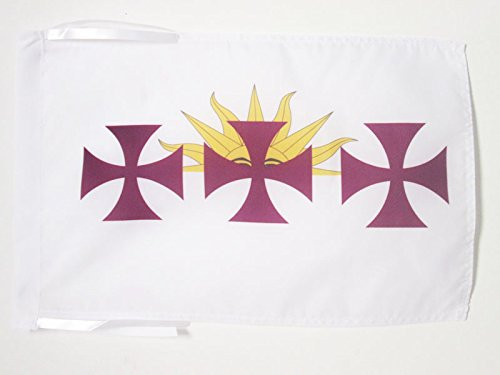 AZ FLAG Hispanity Union Flag 18'' x 12'' Cords - hispanian Small Flags 30 x 45cm - Banner 18x12 in