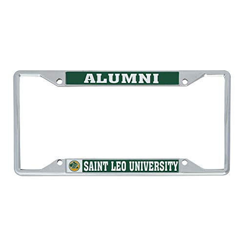 Desert Cactus Saint Leo University Lions NCAA Metal License Plate Frame for Front or Back of Car Officially Licensed (Alumni)