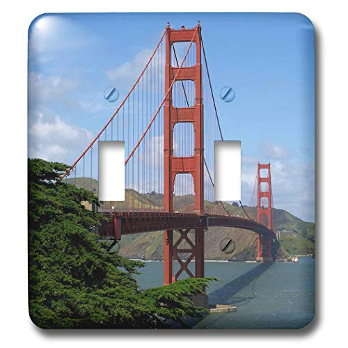3dRose LLC lsp_21694_2 Golden Gate Bridge San Francisco, Double Toggle Switch