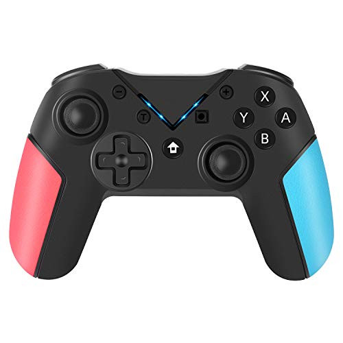 Controller for Switch, Wireless Controller for Nintendo Switch Pro/ Lite, Remote Gamepad Joystick for Switch Console Supports Dual Vibration, Turbo and Gyro Axis [Update Version]