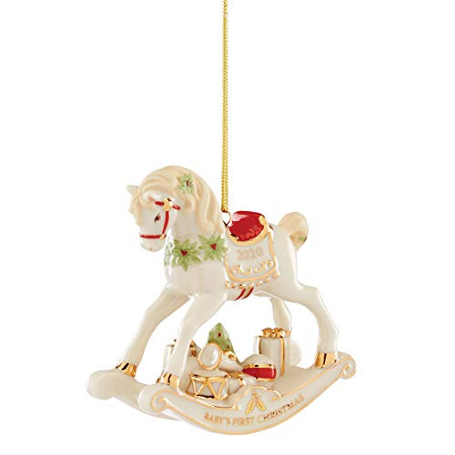 Lenox 2020 Rocking Horse Ornament, 0.45 LB, Multi