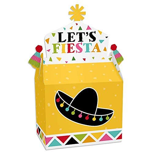 Big Dot of Happiness Lets Fiesta - Treat Box Party Favors - Mexican Fiesta Goodie Gable Boxes - Set of 12 Big Dot of Happiness Lets Fiesta - Treat Box Party Favors - Mexican Fiesta Goodie Gable Boxes - Set of 12