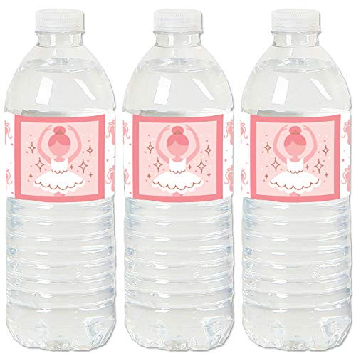 Big Dot of Happiness Tutu Cute Ballerina - Ballet Birthday Party or Baby Shower Water Bottle Sticker Labels - Set of 20 Big Dot of Happiness Tutu Cute Ballerina - Ballet Birthday Party or Baby Shower Water Bottle Sticker Labels - Set of 20