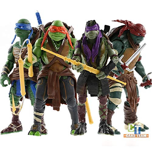 VITADAN New Turtles 4 PCS Set New - Mutant Ninja Action Figure - TMNT Action Figures - Turtles Toy Set - Ninja Turtles Action Figures Mutant Teenage Set VITADAN New Turtles 4 PCS Set New - Mutant Ninja Action Figure - TMNT Action Figures - Turtles Toy Set - Ninja Turtles Action Figures Mutant Teenage Set