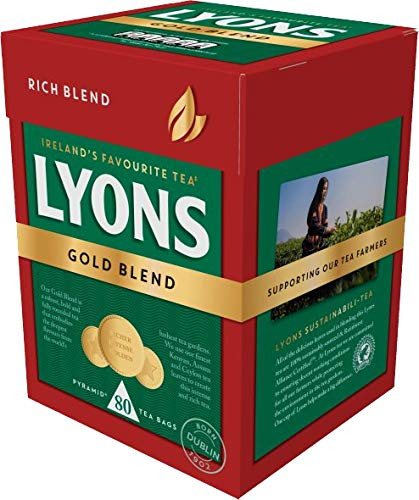Lyons Gold Label Tea 80 tea bags - PACK OF 2