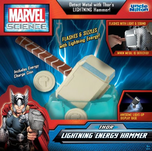 Uncle Milton - Marvel Science -Thor Lightning Energy Hammer