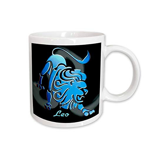 3dRose Leo Zodiac Sign Mug, 11-Ounce