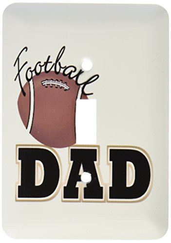 3dRose Lsp_23434_1 Football Dad Football Single Toggle Switch