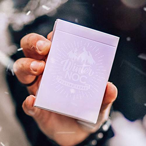SYNCSPIKE Winter NOC Lavender Dusk (Purple) Playing Cards & Clear Protective Playing Cards Case