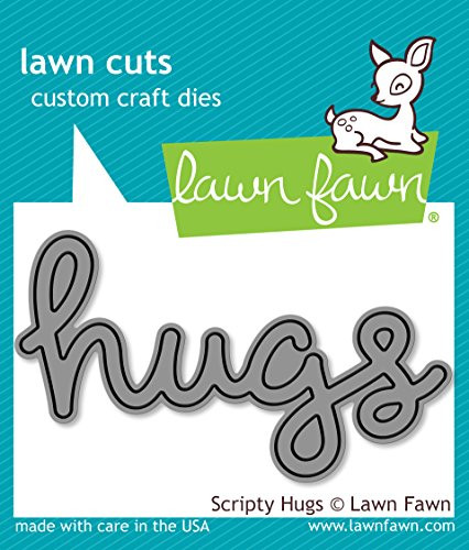 Lawn Fawn Lawn Cuts Custom Craft Die LF835 Scripty Hugs