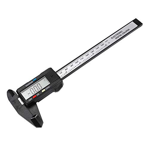 Digital Caliper 0-6 Electronic Micrometer Caliper Measuring Tool with Large LCD Screen Auto-Off Feature Inch and Millimeter Conversion