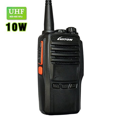 2 Way Radio LT-188H UHF Radio 10 Watts Handheld Radio Walkie Talkies 10 Miles Long Distance Radio Walkie Talkies Amateur Two-Way Radios by Luiton(Black)