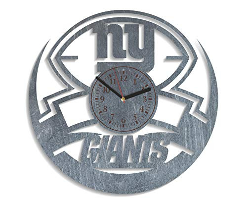 NadezhdaShop New York Giants Wall Clock American Football Team Sport Art NY Giants Personalized Gift for Him New York Giants Party Decorations New York Giants Wooden Wall Clock (Black) NadezhdaShop New York Giants Wall Clock American Football Team Sport Art NY Giants Personalized Gift for Him New York Giants Party Decorations New York Giants Wooden Wall Clock (Black)