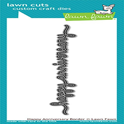 Lawn Fawn Lawn Cuts Custom Craft Die - LF1707 Happy Anniversary Border