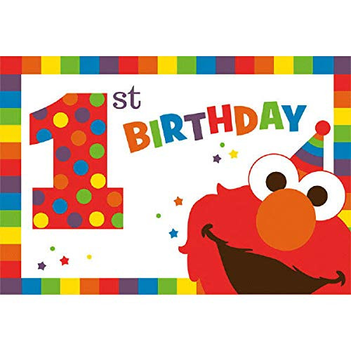 Elmo First Birthday Party Supplies (Invitation Bundle)