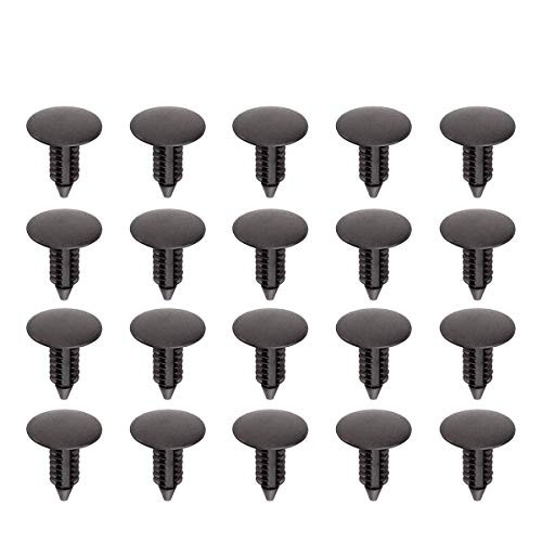 PartsSquare 20pcs Nylon Bumper Fender Liner Fastener Rivet Clips Auto Push Clips Car Retainer Fastener