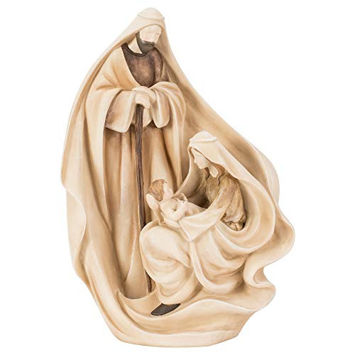 Dicksons Holy Family Natural Brown 9 inch Resin Stone Christmas Holiday Figurine Dicksons Holy Family Natural Brown 9 inch Resin Stone Christmas Holiday Figurine