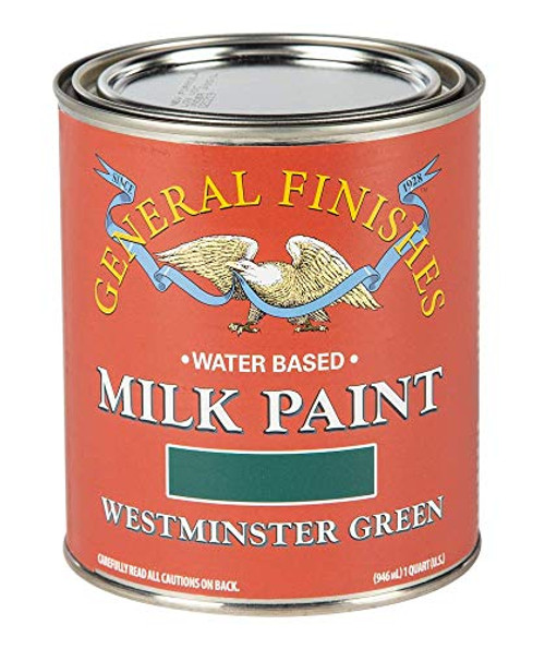 General Finishes Water Based Milk Paint, 1 Quart, Westminster