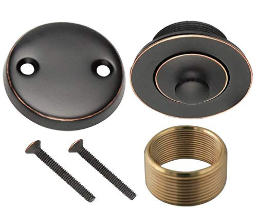Conversion Kit Bathtub Tub Drain Assembly,Lift & Turn Bathtub Drain Kit (Oil Rubbed Bronze Finish)