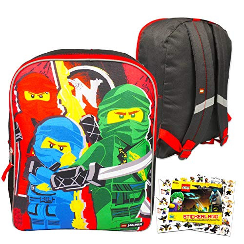 Fast Forward Lego Ninjago Toddler 15 inch Backpack Set -- Bundle Includes 15 Inch Backpack with Stickers (School Supplies) Fast Forward Lego Ninjago Toddler 15 inch Backpack Set -- Bundle Includes 15 Inch Backpack with Stickers (School Supplies)