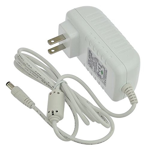 LEDwholesalers 12V 2.5A 30W Wall-Mount AC/DC Power Adapter, 5.5x2.5mm DC Plug with Spring Clips, White, UL-Listed, 3202-12V LEDwholesalers 12V 2.5A 30W Wall-Mount AC/DC Power Adapter, 5.5x2.5mm DC Plug with Spring Clips, White, UL-Listed, 3202-12V