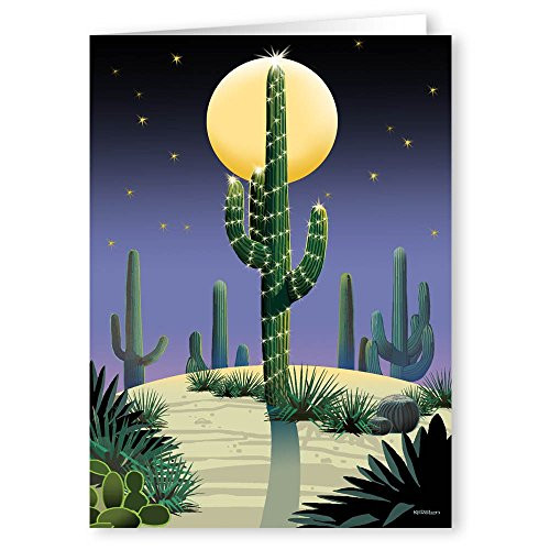 Desert Saguaro Holiday Card - 18 Cards & Envelopes Desert Saguaro Holiday Card - 18 Cards & Envelopes