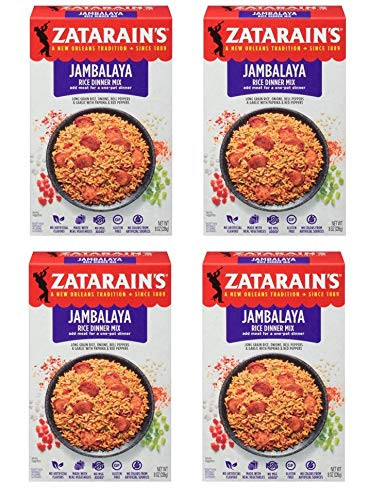 Zatarain's New Orleans Style Mixes, Jambalaya, 8 oz (Pack of 4)