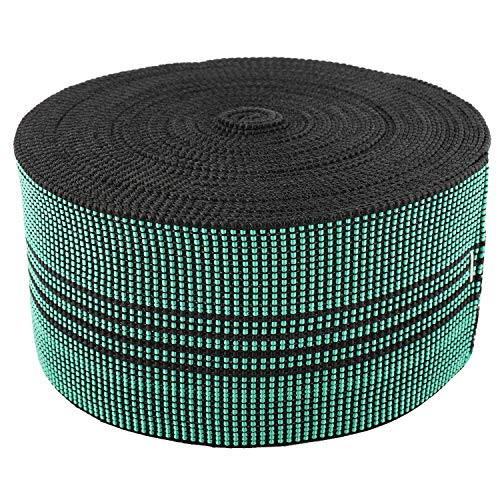 Homend Sofa Elastic Webbing Stretch Band Furniture Repair DIY Upholstery Modification Elasbelt Chair Couch Material Replacement Stretchy Spring Alternative 40' Length (2.76" Wide x 40' Length)