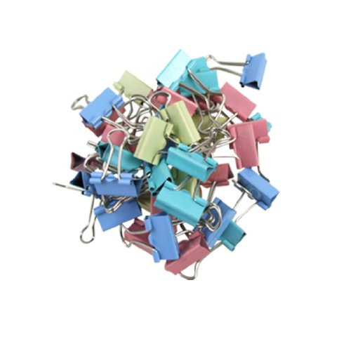 Uxcell Metal Office Assorted File Organizer Binder Clips, 19mm, 40 Pieces