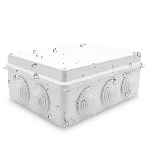 ABS Plastic Junction Box, IP65 Waterproof Universal Electrical Project Enclosure, Electric Junction Box Plastic, 5.9" x 4.3" x 2.8" (150mmx110mmx70mm)