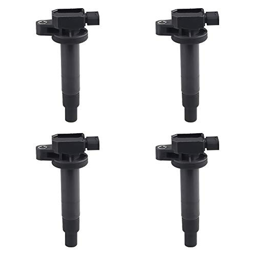 JDMON Compatible with Ignition Coils Toyota Yaris/Echo/Prius/Scion xA/xB/ 1.5L Compatible with UF316 C1304 Replace 9091902240 set of 4