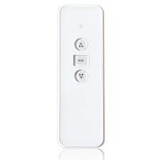 AOK motors AC123-01 1 Channel Wireless RF433.32 Controller Transmitter Remote, Working for Electric Blinds