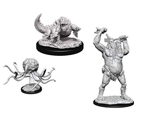 Dungeons & Dragons Nolzur's Marvelous Unpainted Miniatures Bundle: Grell & Basilisk W11 + Ettin W11 Dungeons & Dragons Nolzur's Marvelous Unpainted Miniatures Bundle: Grell & Basilisk W11 + Ettin W11