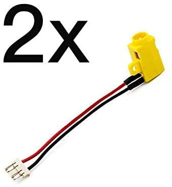 2X DC Power Jack Socket Charging Port Connector Flex Cable Replacement for Sony PSP 3000 3001 2000 2001