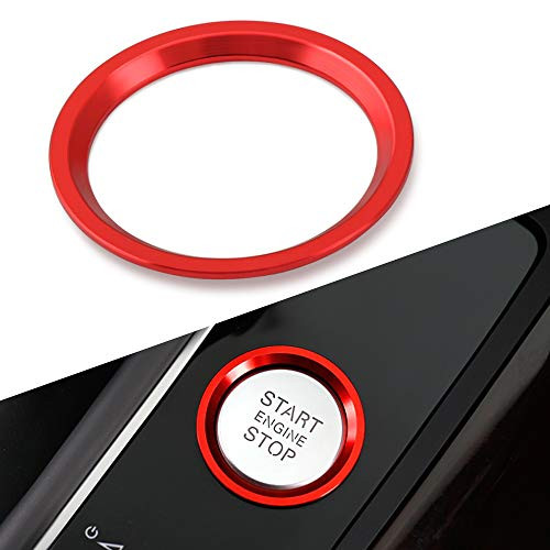 Car Engine Start Stop Button Cover Trim Ring for Audi A6 B8 A6L Q5 8R A4 C7 B9 A7 BT Interior Auto Accessories