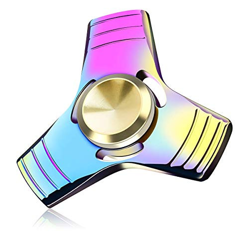 ATESSON Fidget Spinner Toy Ultra Durable Stainless Steel Bearing High Speed 3-10 Min Spins Precision Metal Hand Spinner EDC, ADHD Focus Anxiety Stress Relief Boredom Killing Time Toys for Kids Adults ATESSON Fidget Spinner Toy Ultra Durable Stainless Steel Bearing High Speed 3-10 Min Spins Precision Metal Hand Spinner EDC, ADHD Focus Anxiety Stress Relief Boredom Killing Time Toys for Kids Adults
