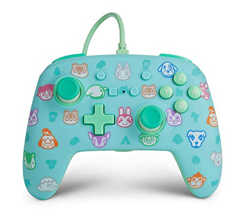 POWER A Enhanced Wired Controller for Nintendo Switch - Animal Crossing, Gamepad, Wired Video Game Controller, Gaming Controller - Nintendo Switch