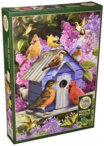 Cobblehill 80153 1000 pc Spring Birdhouse Puzzle, Various