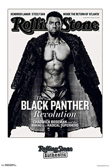 Trends International Rolling Stone Magazine - Chadwick Boseman 18, 14.725" x 22.375", Premium Unframed Trends International Rolling Stone Magazine - Chadwick Boseman 18, 14.725" x 22.375", Premium Unframed